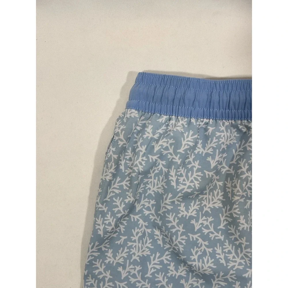 Fair Harbor Swim Trunks Mens XL Blue Lined Coastal Beach Resortwear Shorts